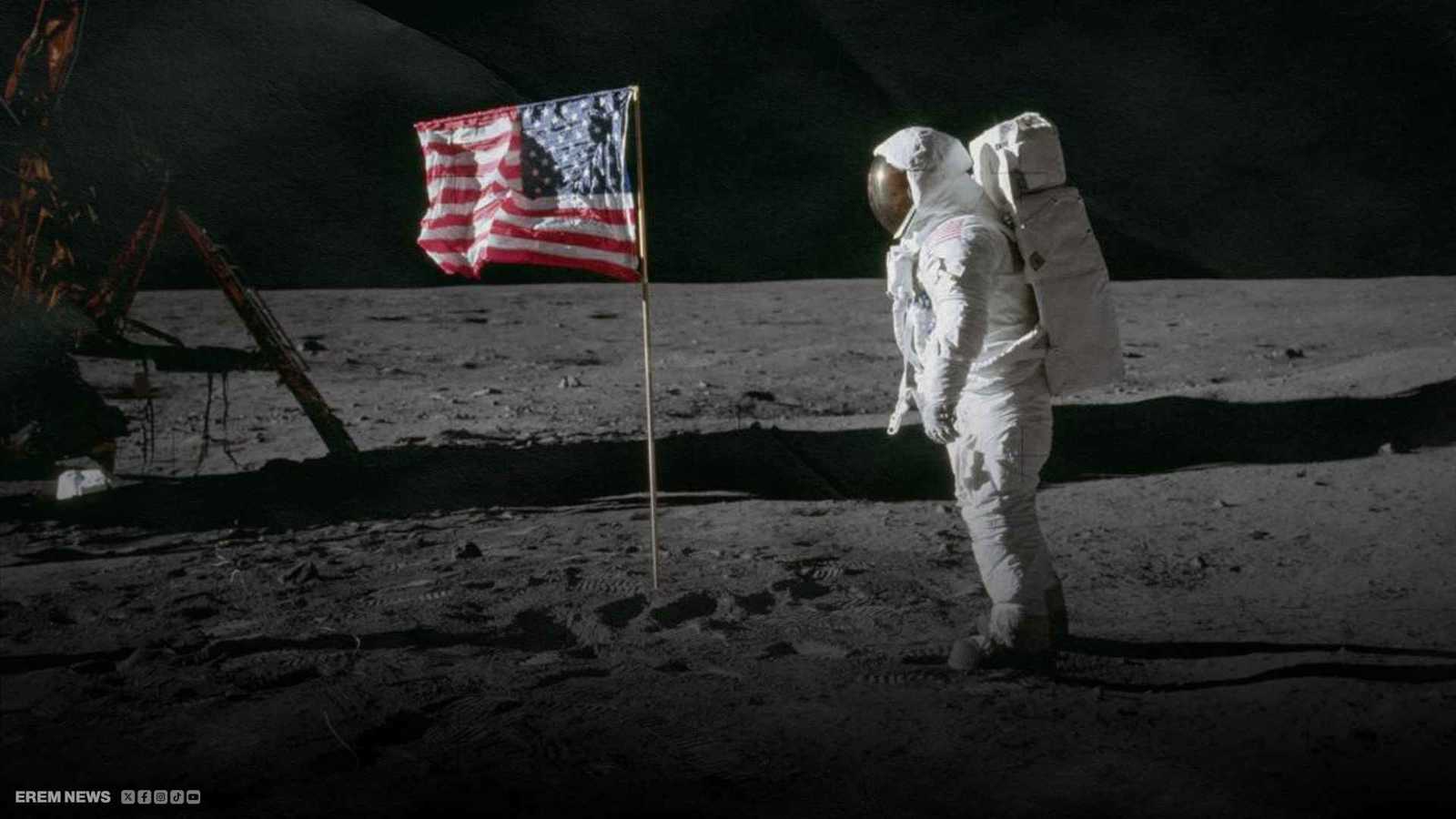 "حذاء فضائي" يثير الجدل.. هل وطأت البشرية سطح القمر؟ (فيديو إرم)