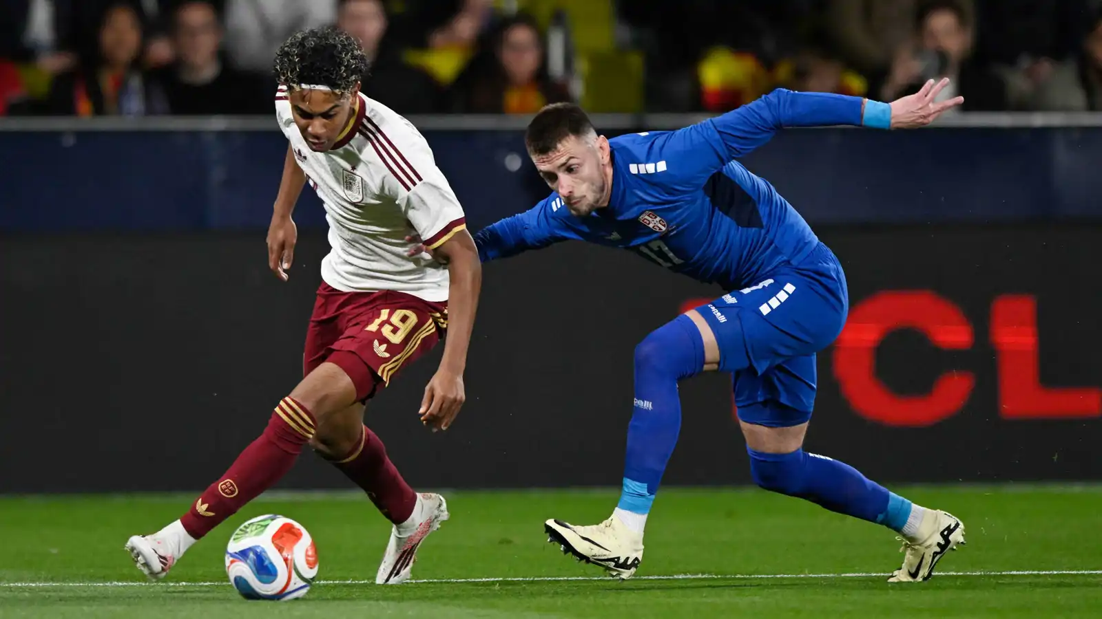 تغطية مباشرة لمباراة إسبانيا ضد صربيا