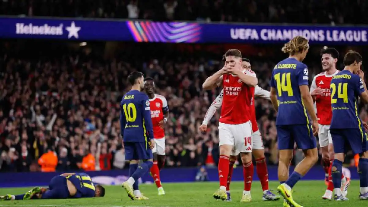 مهرجان أهداف في دوري أبطال أوروبا.. انتصارات ساحقة لآرسنال وباريس وإنتر