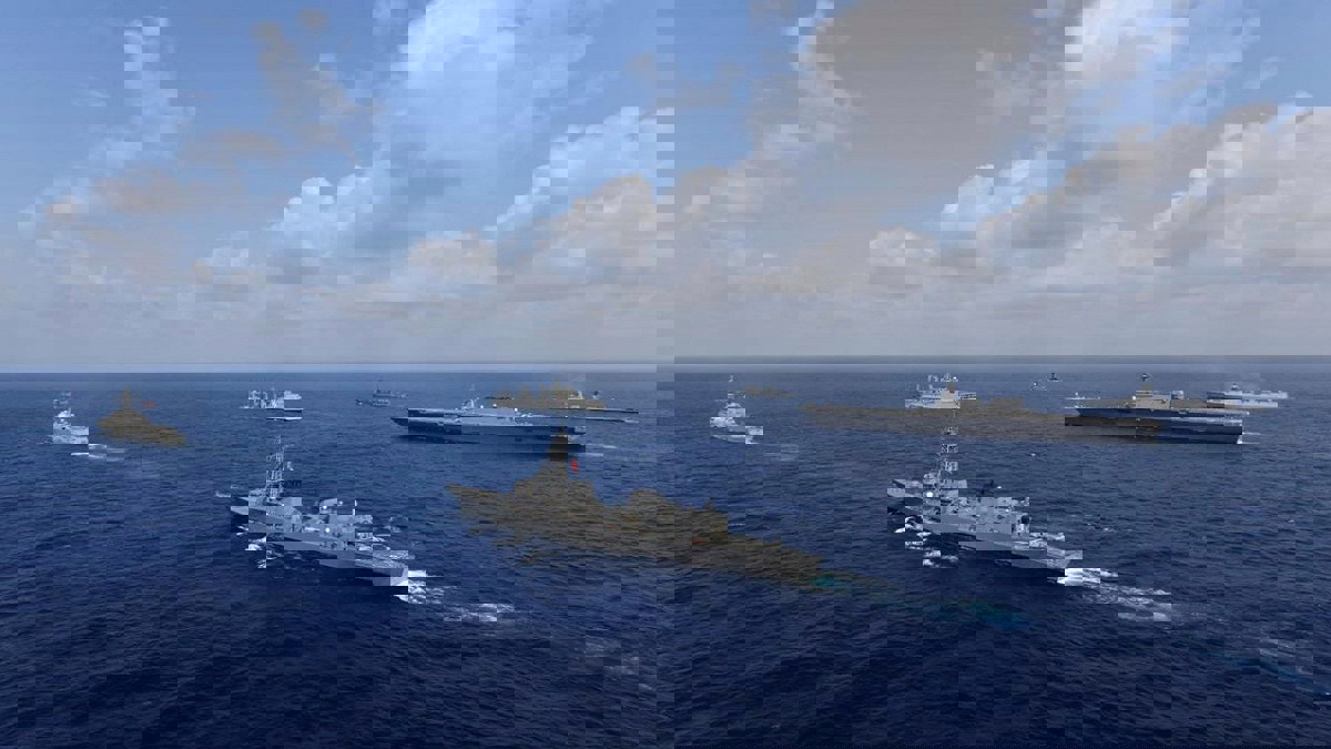 الهند وأمريكا واليابان وأستراليا تبدأ مناورات بحرية كبيرة