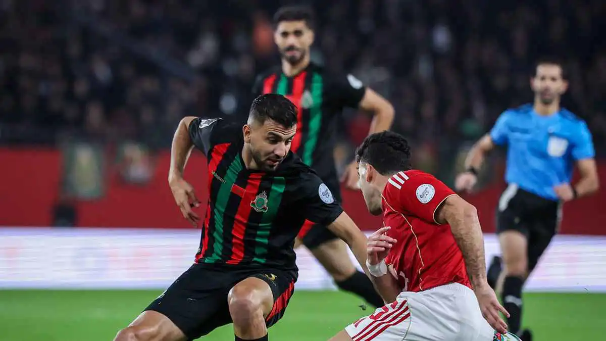 ملخص وأهداف ونتيجة مباراة الأهلي والجيش الملكي بدوري أبطال إفريقيا