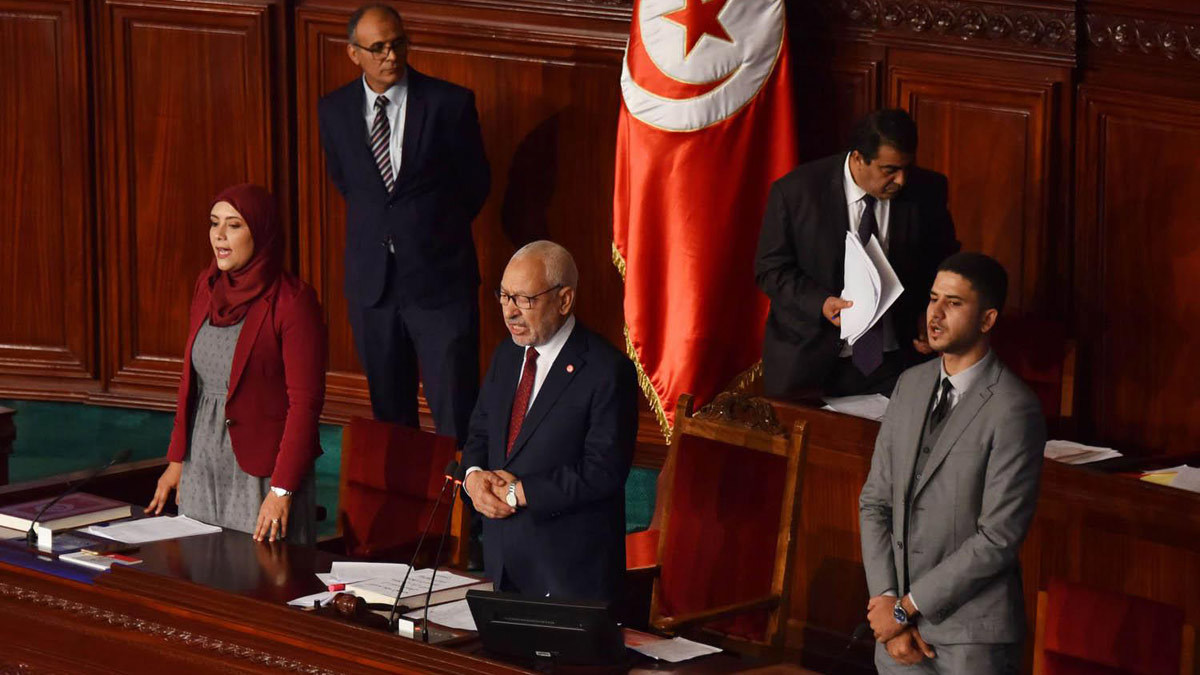 تونس.. حزب عبير موسى يطالب بمساءلة الغنوشي بسبب "اتصالات غامضة" مع أردوغان وخالد المشري