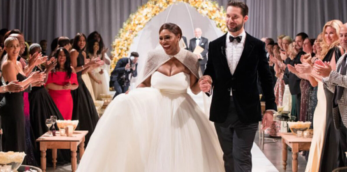 تكلّف أكثر من مليون دولار.. شاهد الصور الأولى لزفاف سيرينا وليامز