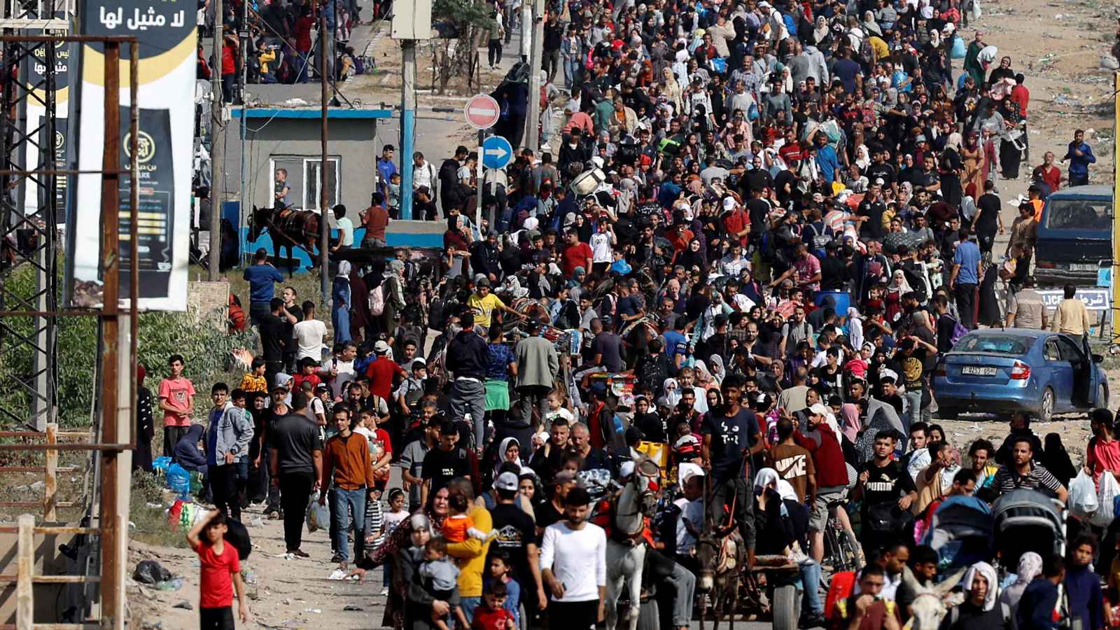 خرائط تظهر اكتظاظ الغزيين في "سجن" ضيق على الساحل