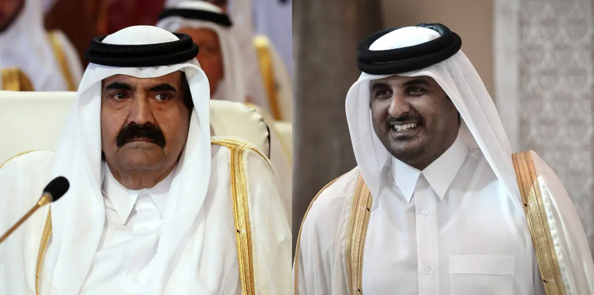 رغم الأزمة.. إبل أمير قطر ووالده ترعى في السعودية