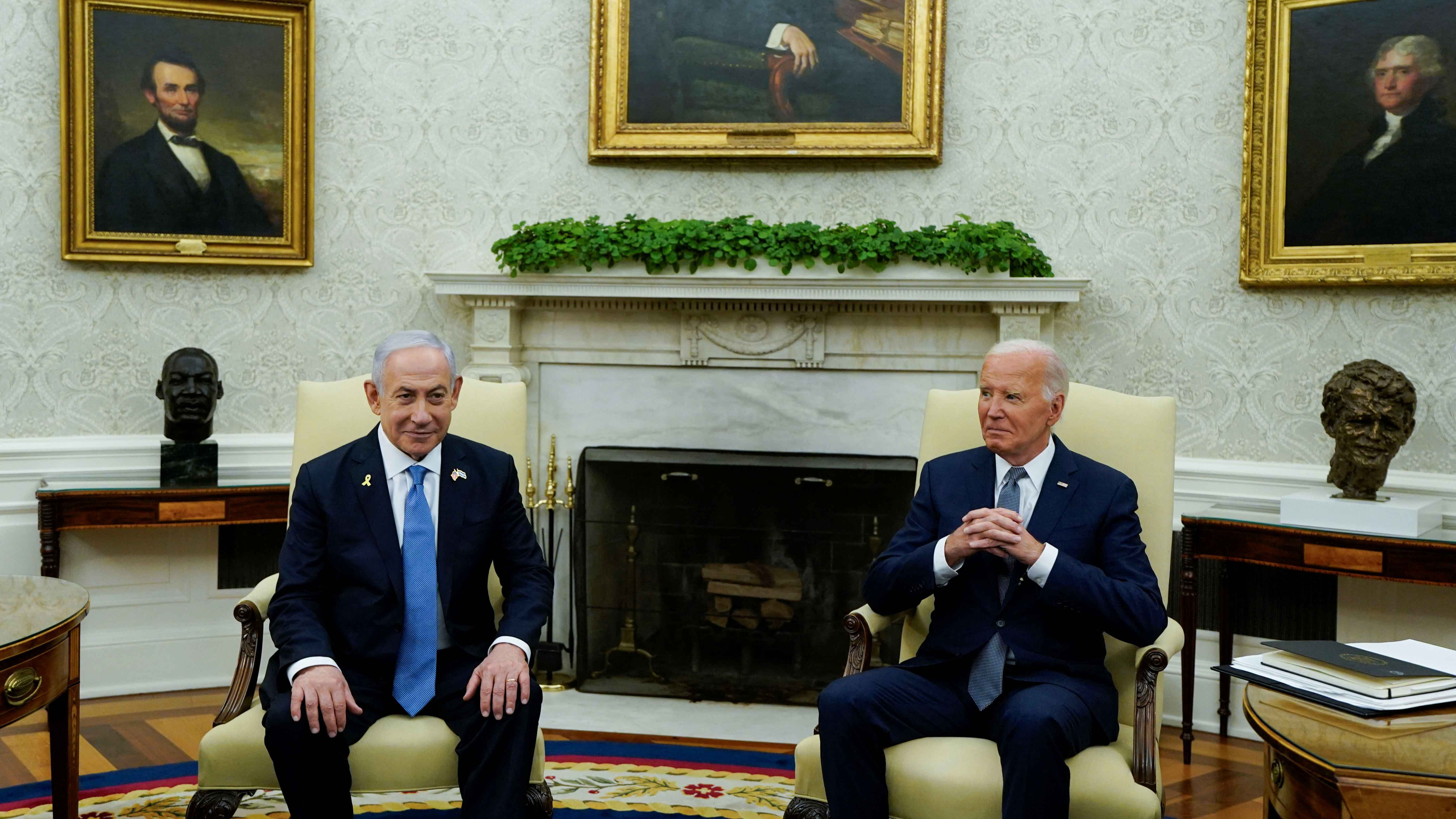 خلال لقائهما بواشنطن.. ما أبرز مضامين لقاء بايدن ونتنياهو؟
