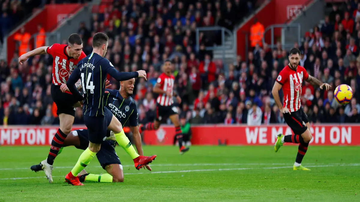 أهداف مباراة ساوثهامبتون ضد مانشستر سيتي.. 3/1 للسيتيزنز (فيديو)
