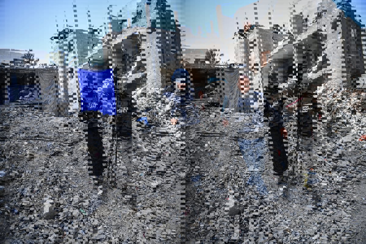 منح جائزة "حرية الصحافة" للصحفيين الفلسطينيين في غزة