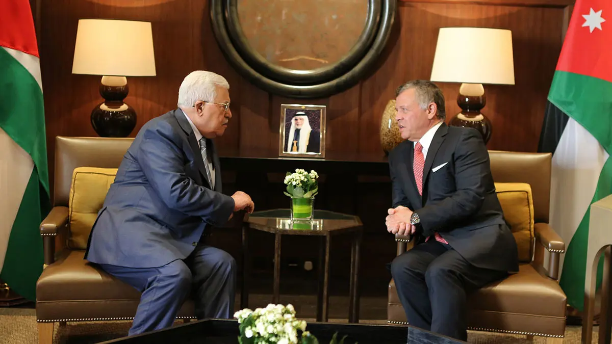 عباس والعاهل الأردني متمسكان بمبادرة السلام العربية