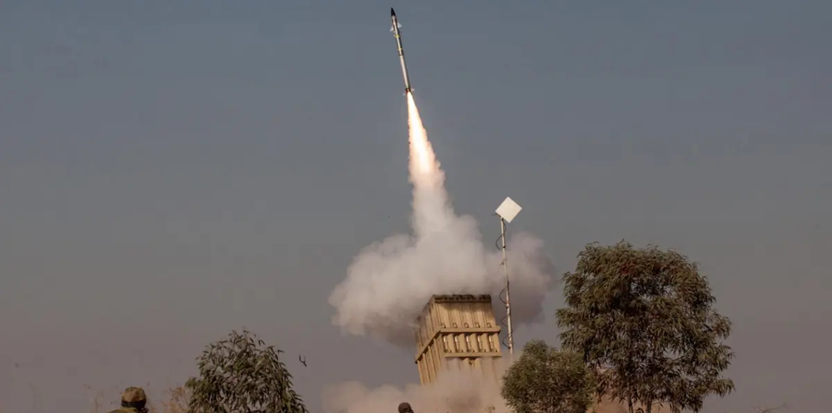 اعتراض صواريخ أطلقت من غزة باتجاه إسرائيل (صور)