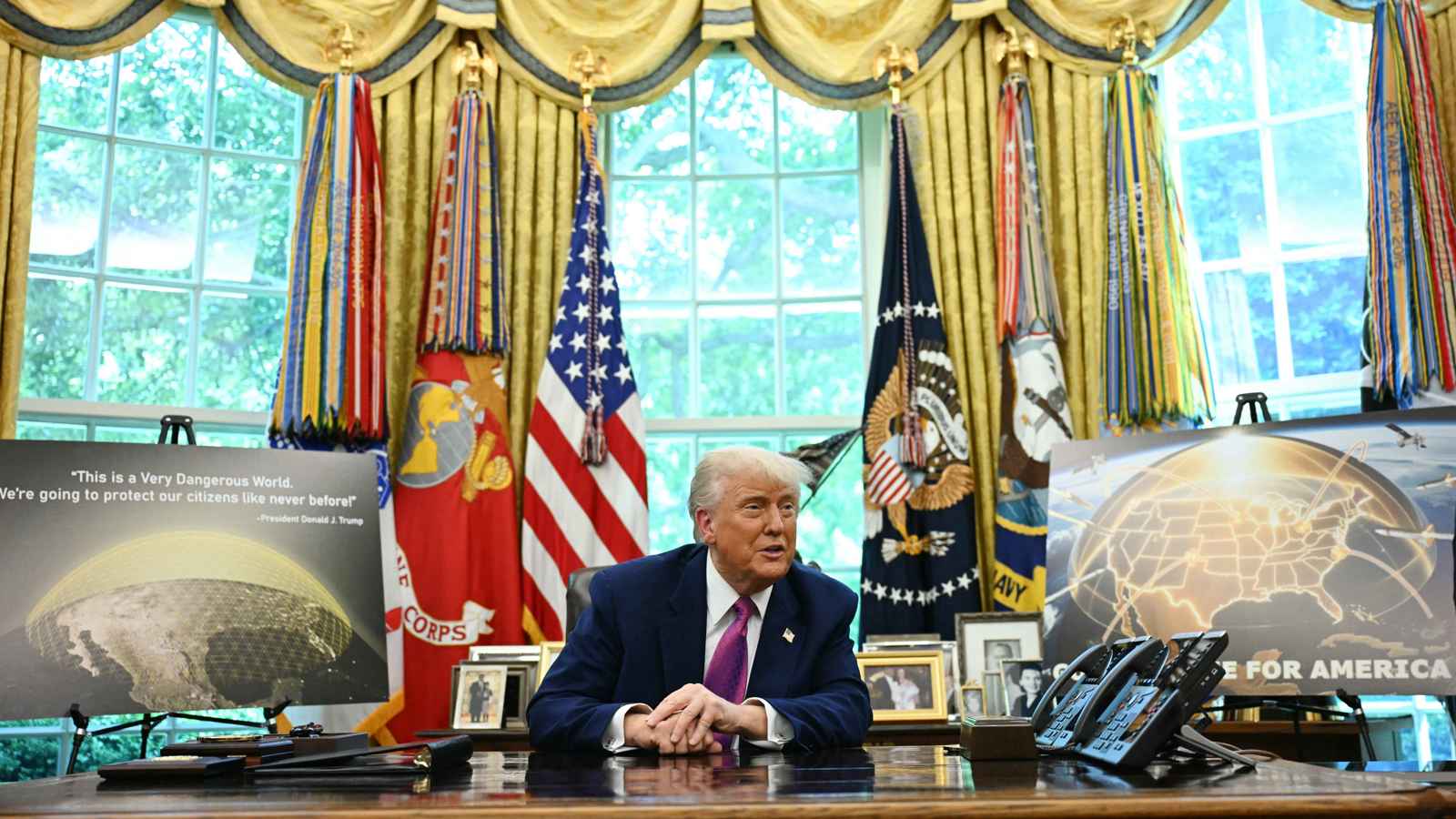 من الأرض إلى الفضاء.. "القبة الذهبية" تفجر سباق التسلح مجدداً بين واشنطن وموسكو