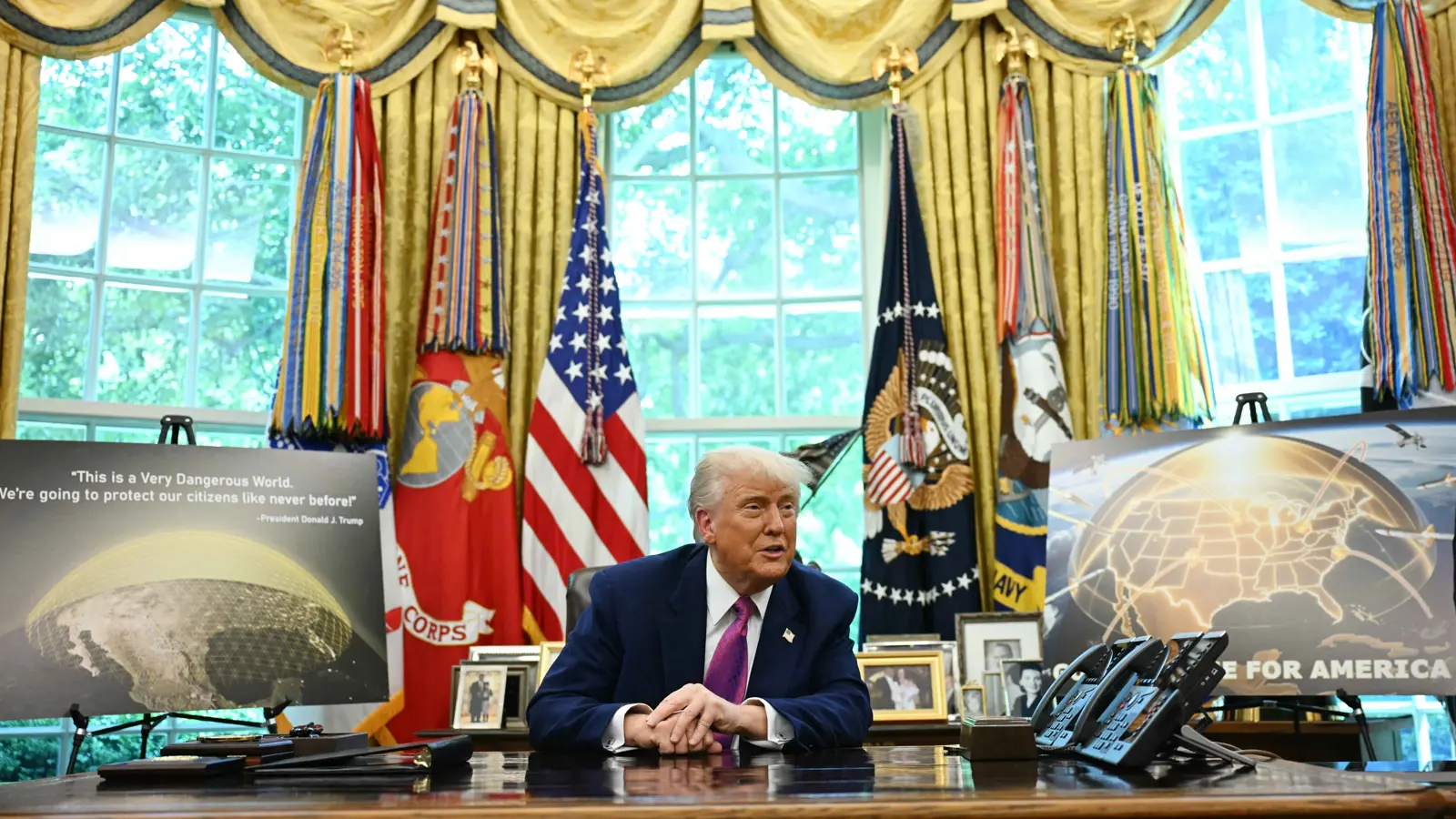 من الأرض إلى الفضاء.. "القبة الذهبية" تفجر سباق التسلح مجدداً بين واشنطن وموسكو