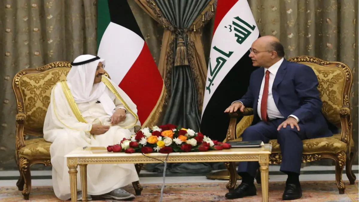برهم صالح لأمير الكويت: العراق ينظر للأزمة الحالية في المنطقة بمنظار واسع