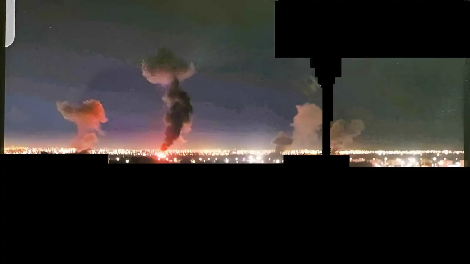 قصف أمريكي عنيف يهز أرجاء مدينة مشهد الإيرانية (فيديو)