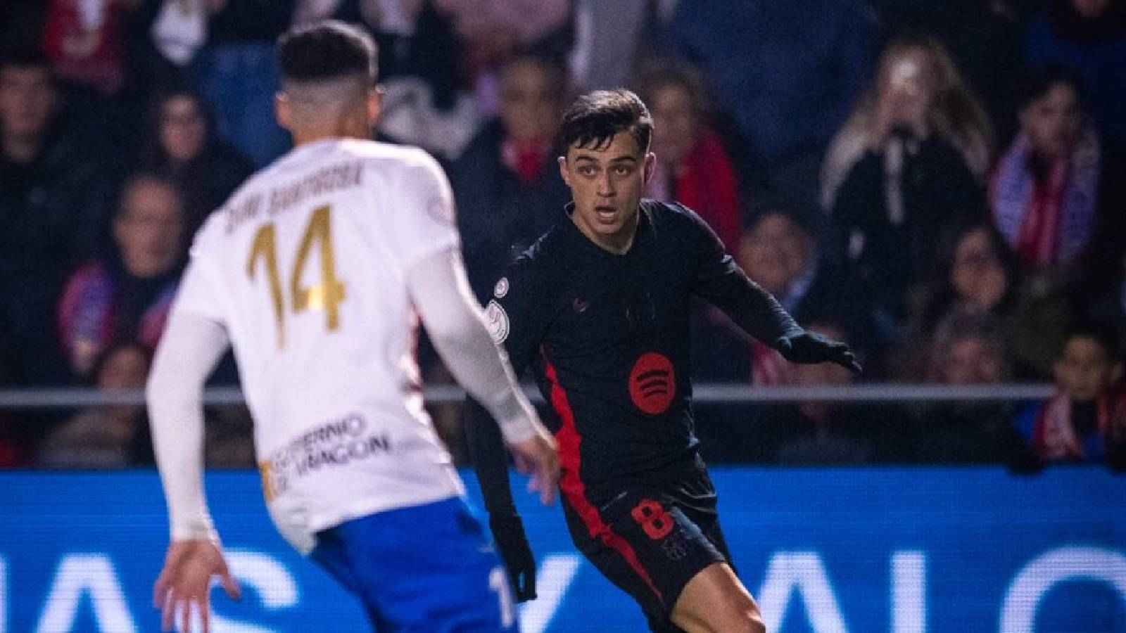 ملخص وأهداف ورجل مباراة بارباسترو وبرشلونة في كأس ملك إسبانيا