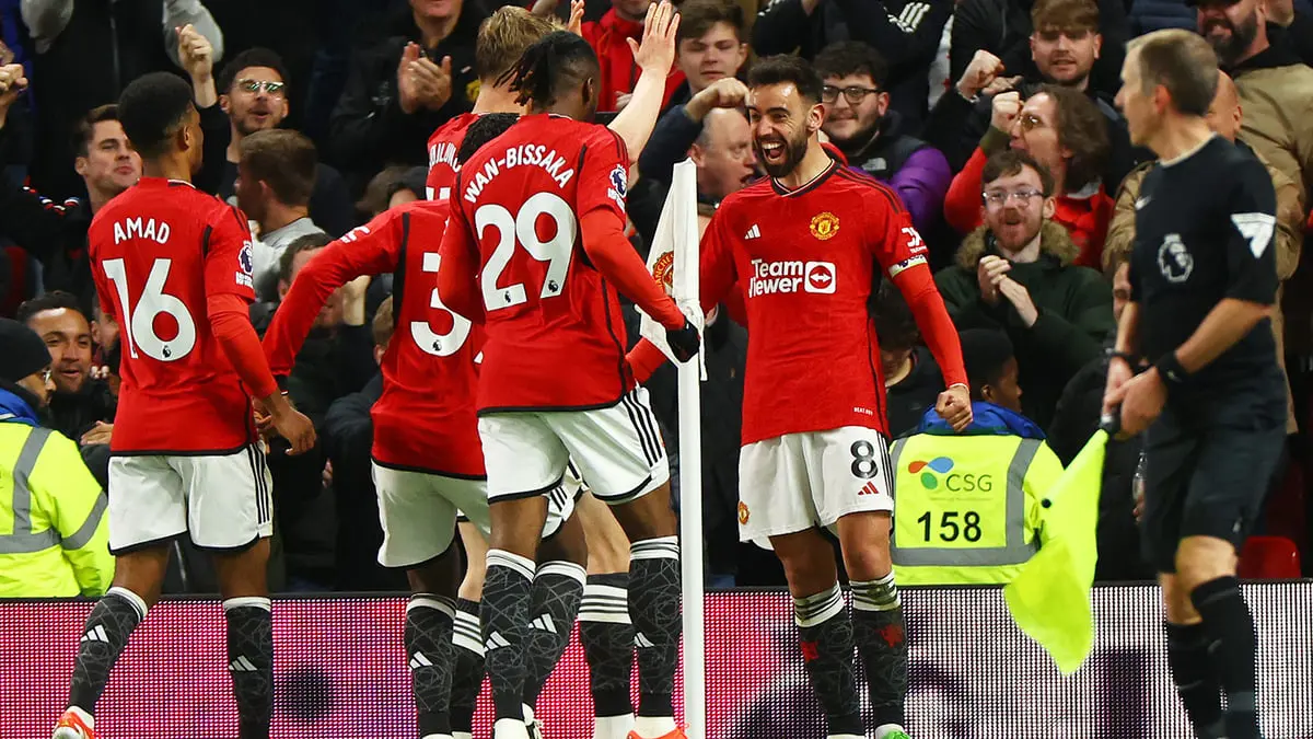 برونو فرنانديز ينقذ مانشستر يونايتد من السقوط أمام شيفيلد 