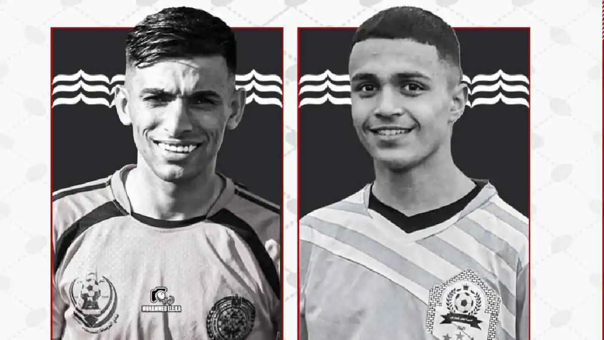 مقتل لاعبين فلسطينيين بقصف لمخيم النصيرات في غزة