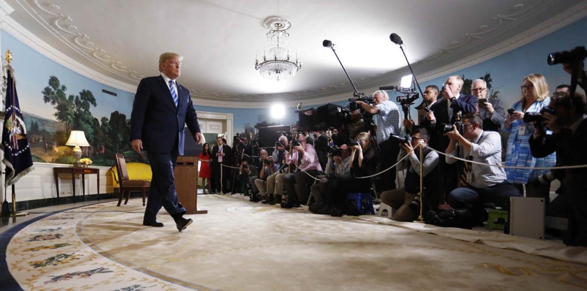 رسميًا.. ترامب يعلن انسحاب أمريكا من الاتفاق النووي الإيراني وتشديد العقوبات على طهران (فيديو)