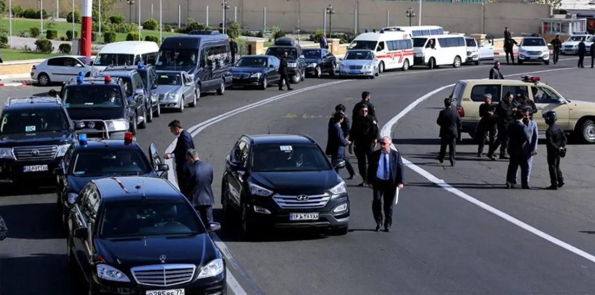 موكب الرئيس الروسي يخلق أزمة في طهران وبوتين يعتذر (فيديو وصور)