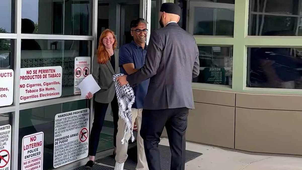 مؤيد لفلسطين.. أمريكا تفرج عن باحث هندي بجامعة "جورج تاون" (فيديو)