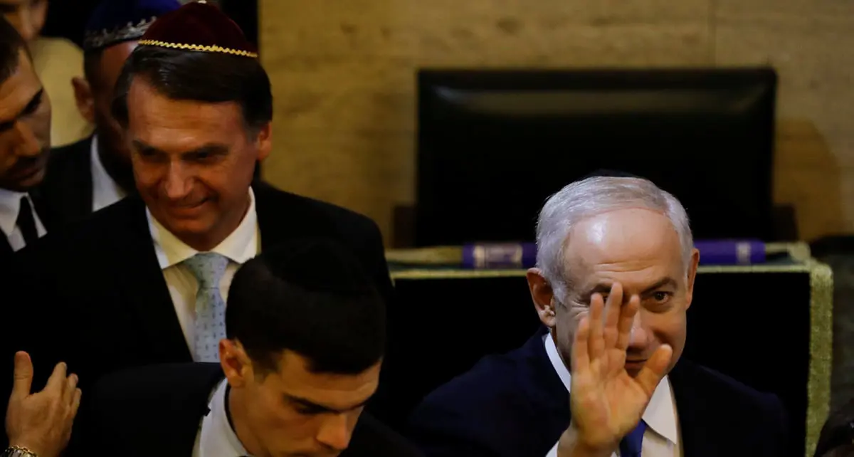 نتنياهو في البرازيل ضمن زيارة هي الأولى من نوعها لرئيس وزراء إسرائيلي (صور)