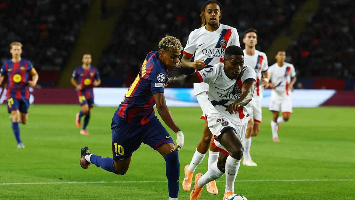 4 أسباب أولها لامين يامال.. كيف استقبل برشلونة "صفعة جديدة" من سان جيرمان؟