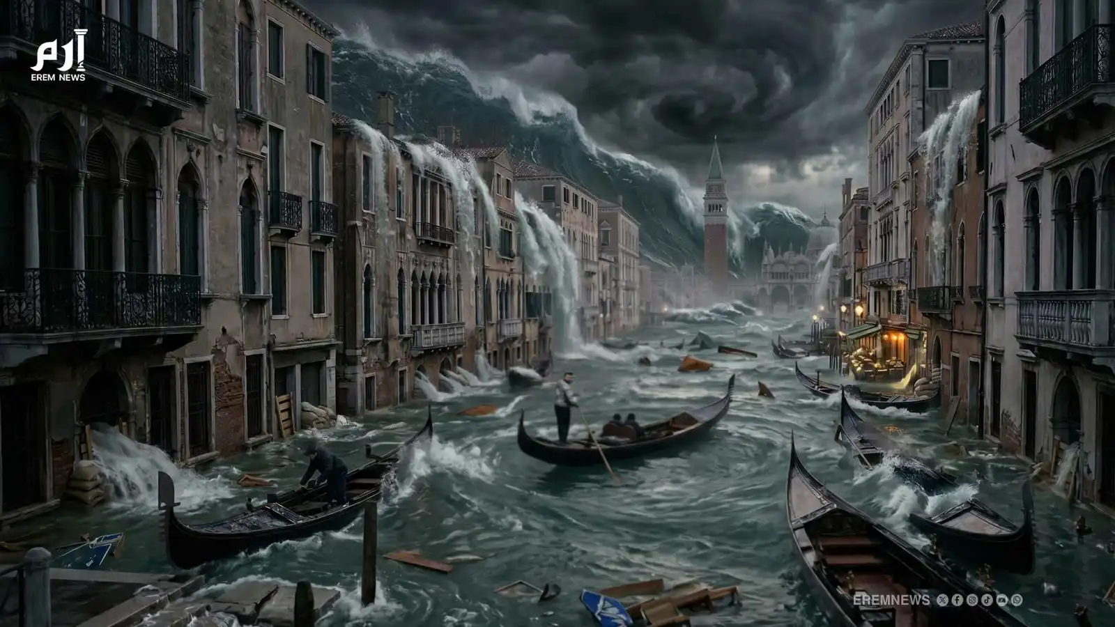 العلم يرفع الراية البيضاء.. مدينة البندقية ستختفي قريباً (فيديو إرم)