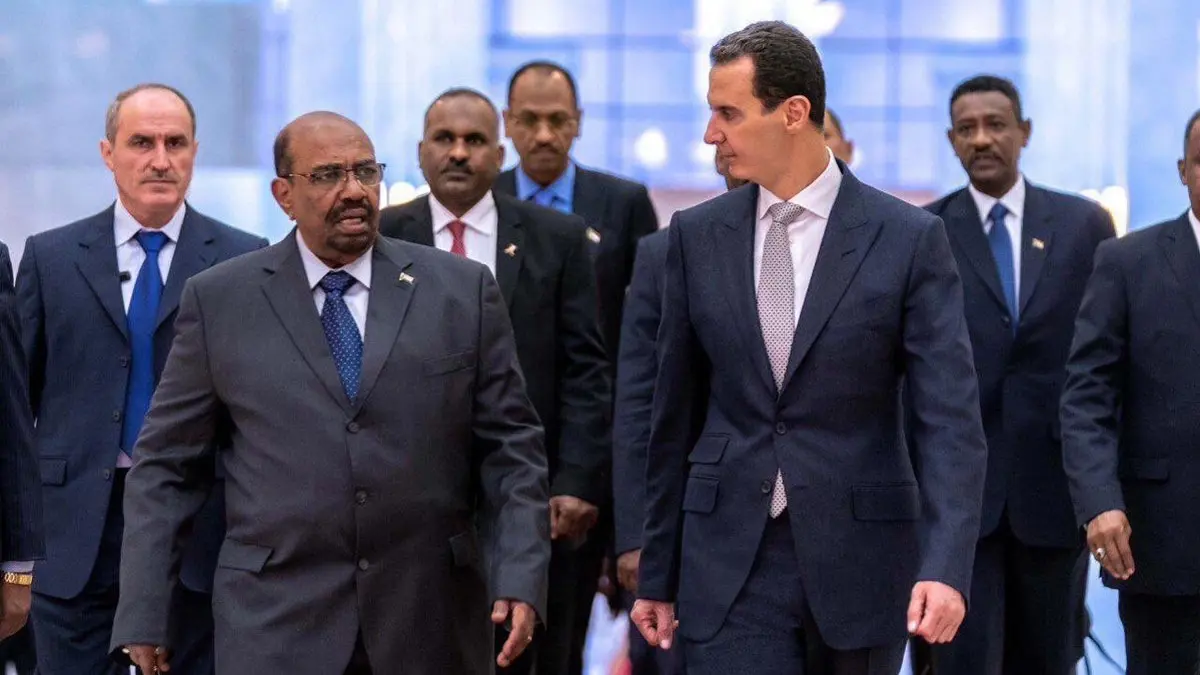 البشير وبشار خطان يلتقيان