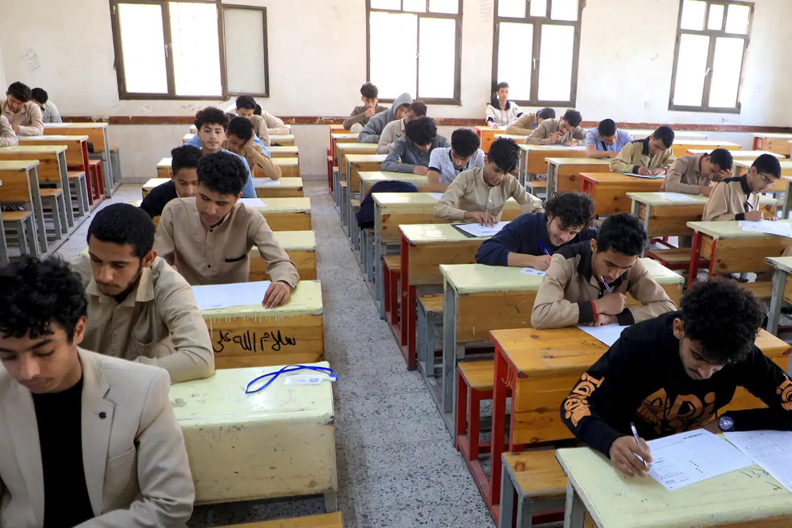 من مدرسة في صنعاء