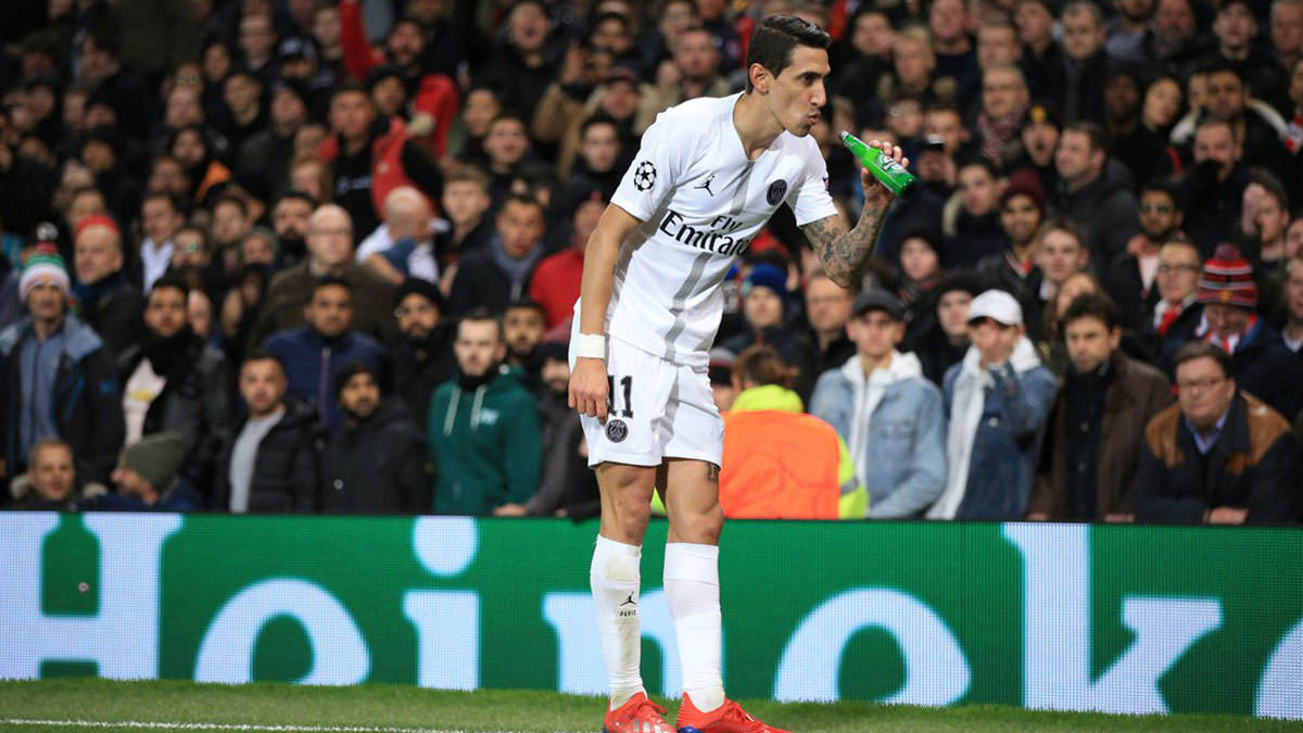 مدرب باريس سان جيرمان: صيحات استهجان مشجعي مانشستر يونايتد جعلت دي ماريا أقوى