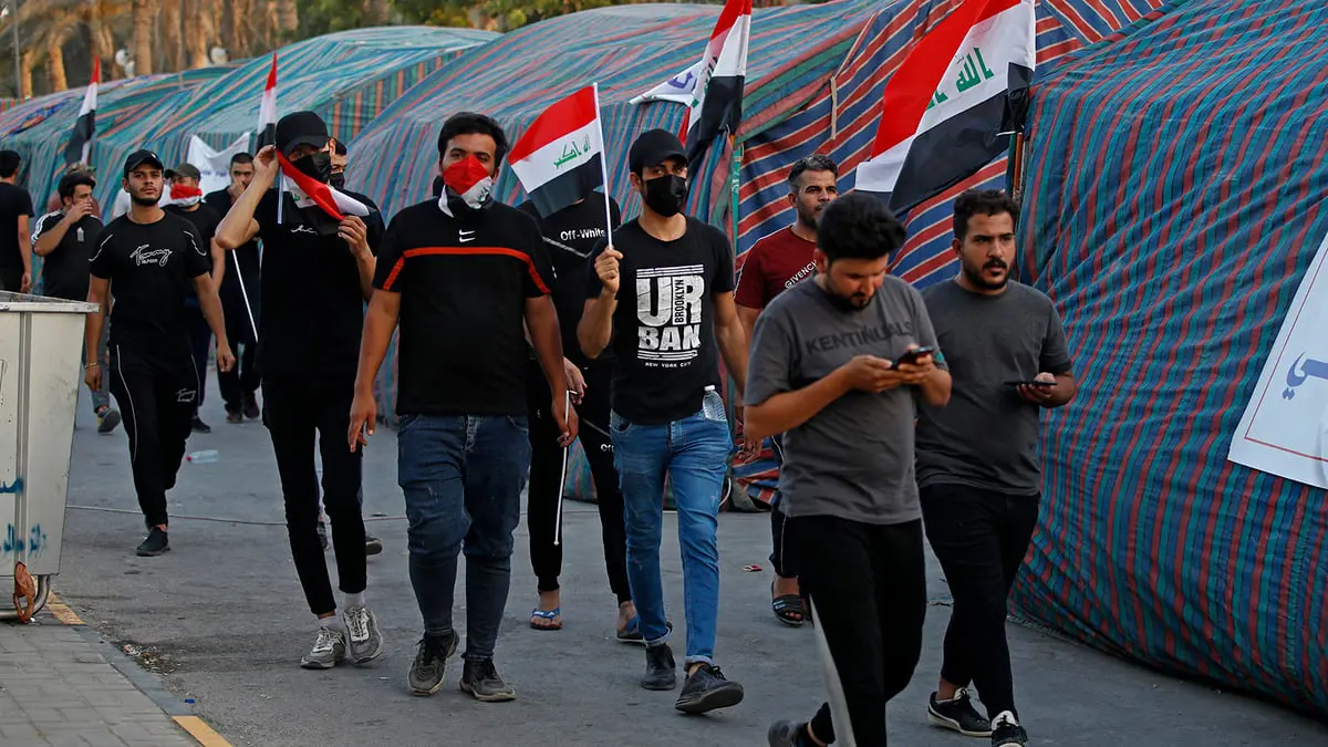 وسط تباين المطالب.. بغداد أمام اعتصامين يجمعهما ماء بارد ووجبات ساخنة
