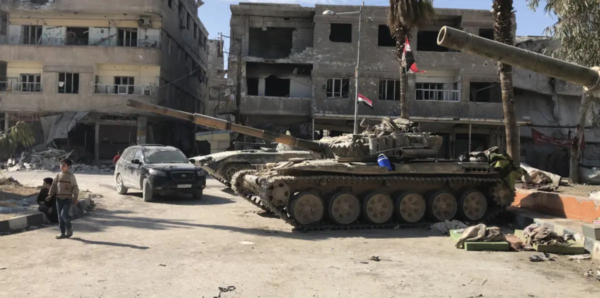 التلفزيون السوري: الجيش يعلن خلو الغوطة الشرقية من المسلحين