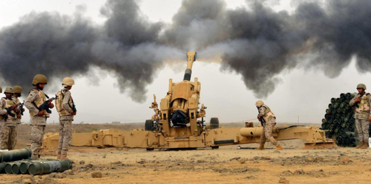 الجيش السعودي يحدد نوع صاروخ أطلقه الحوثيون على جازان (صور)