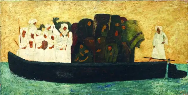 من أعمال الفنان عبد الغفار شديد