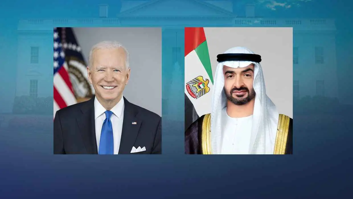 بايدن يستقبل محمد بن زايد في البيت الأبيض