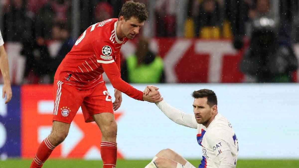 سألاحقك.. توماس مولر يوجه رسالة مثيرة إلى ميسي (فيديو)