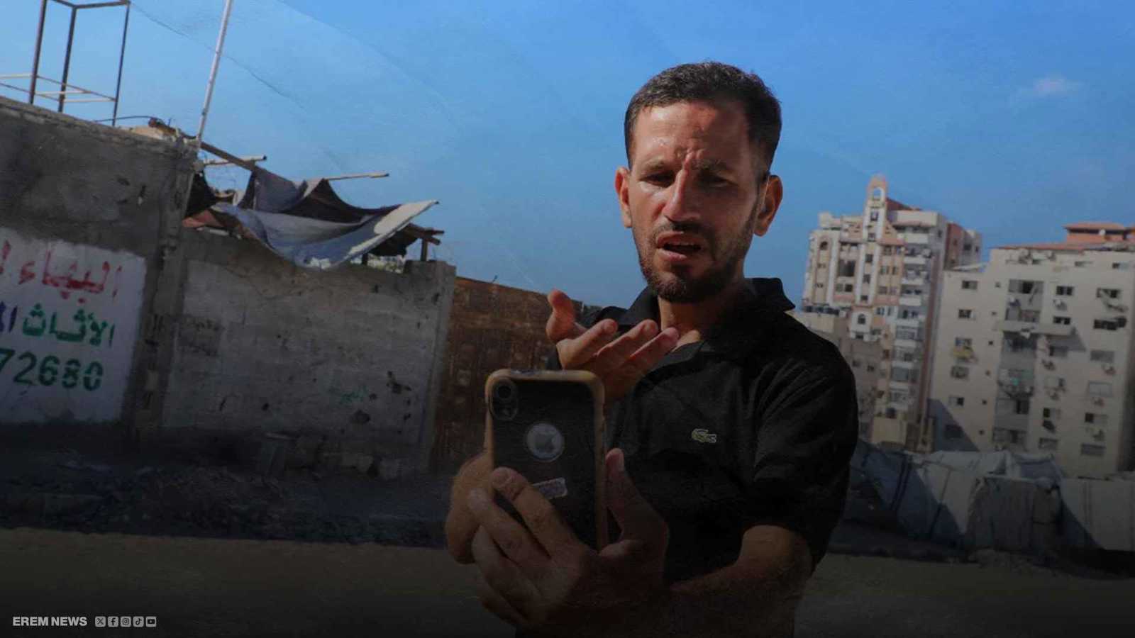 مراسل أصمّ ينقل مأساة غزة