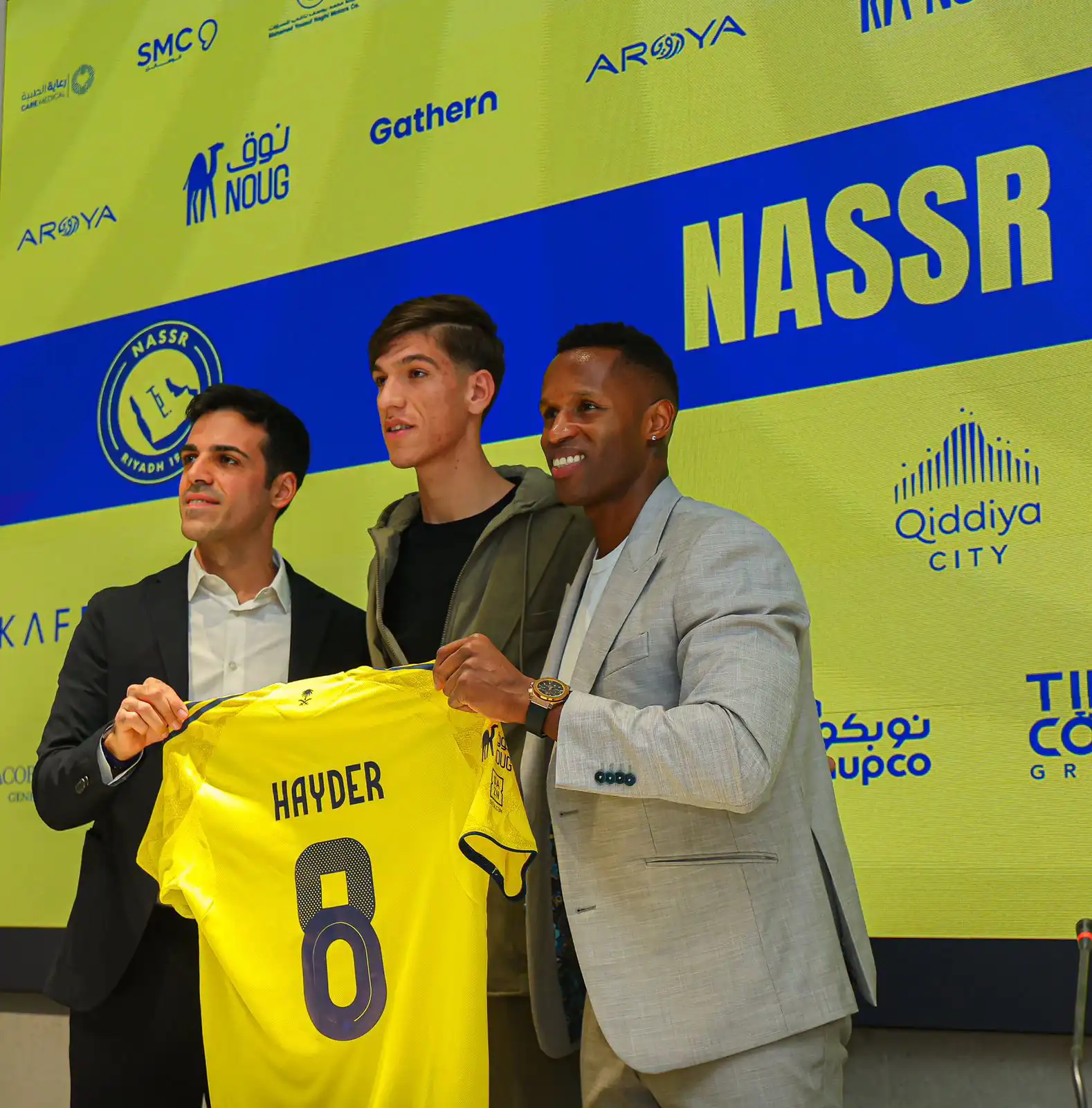 حيدر عبد الكريم بقميص النصر