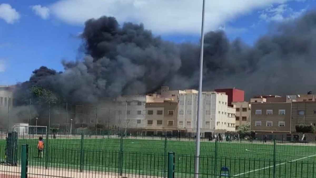 المغرب.. تفاصيل حريق المسبح البلدي في الناظور (صور)