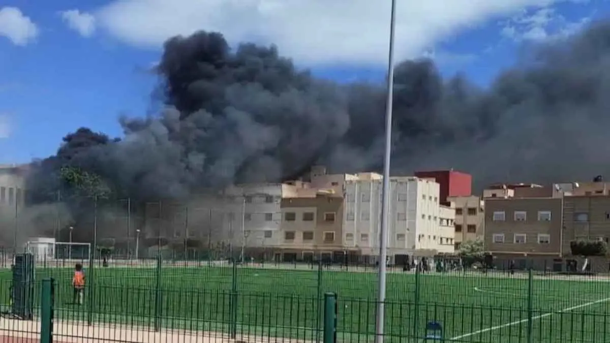 المغرب.. تفاصيل حريق المسبح البلدي في الناظور (صور)