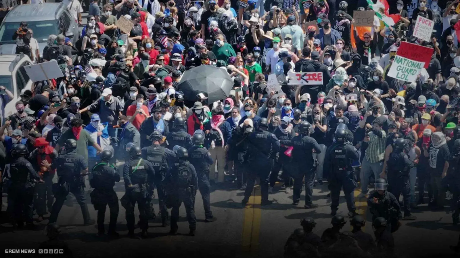 احتجاجات لوس أنجلوس