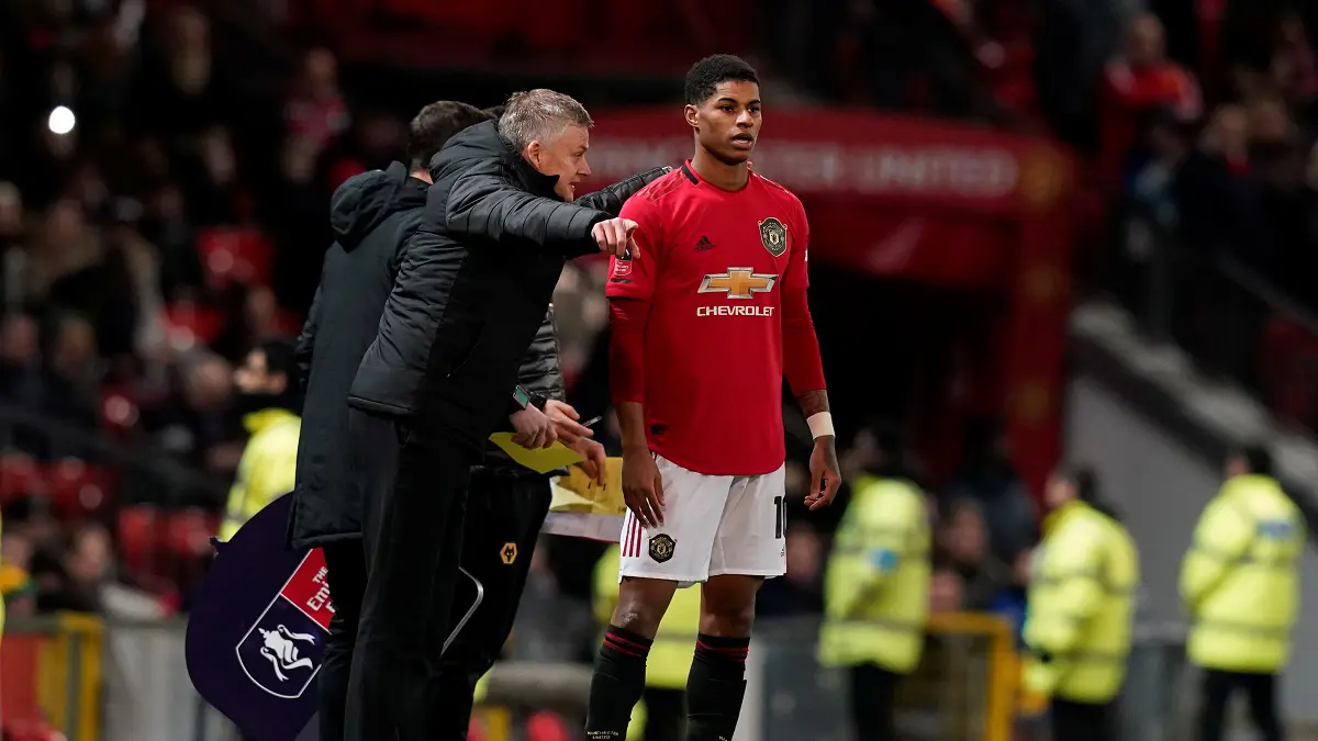 سولشاير يعترف بحاجة مانشستر يونايتد للاعبين جدد بعد غياب راشفورد