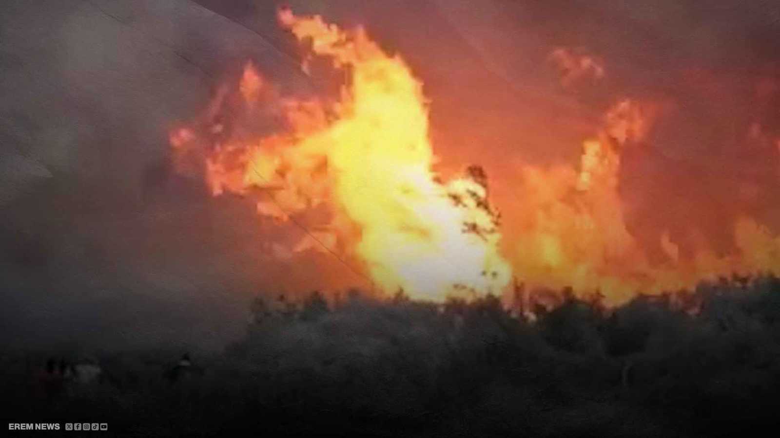 السلطات السورية تستنفر لمواجهة تجدد الحرائق (فيديو إرم)