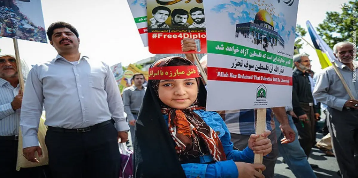 متشدد إيراني ينعى يوم القدس الذي أعلنه الخميني