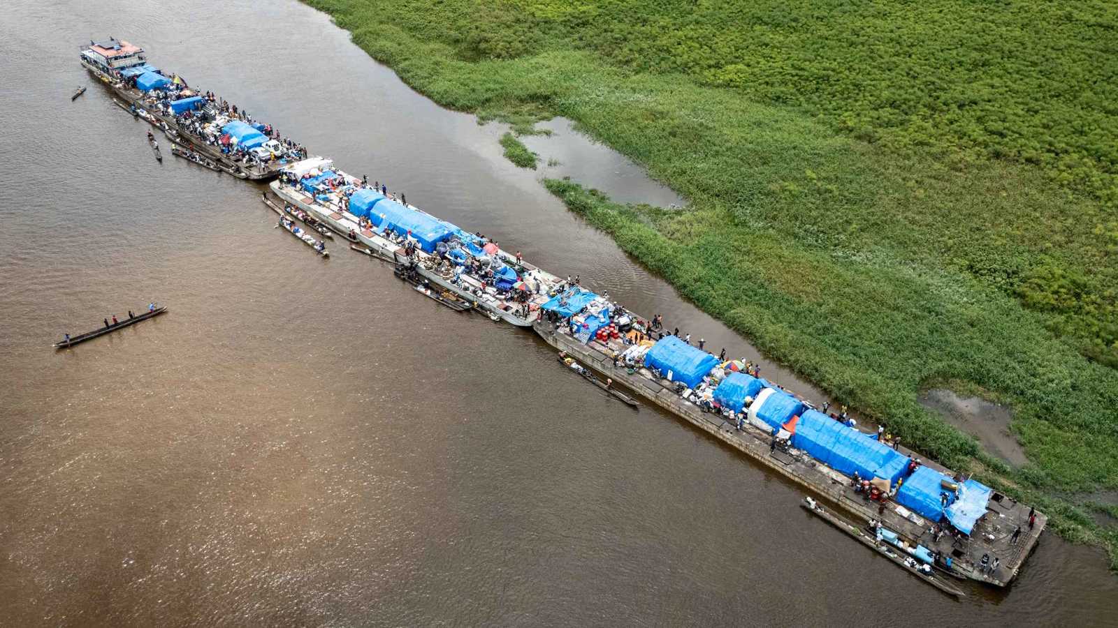 فقدان 64 شخصاً إثر انقلاب قارب في نهر وسط الكونغو