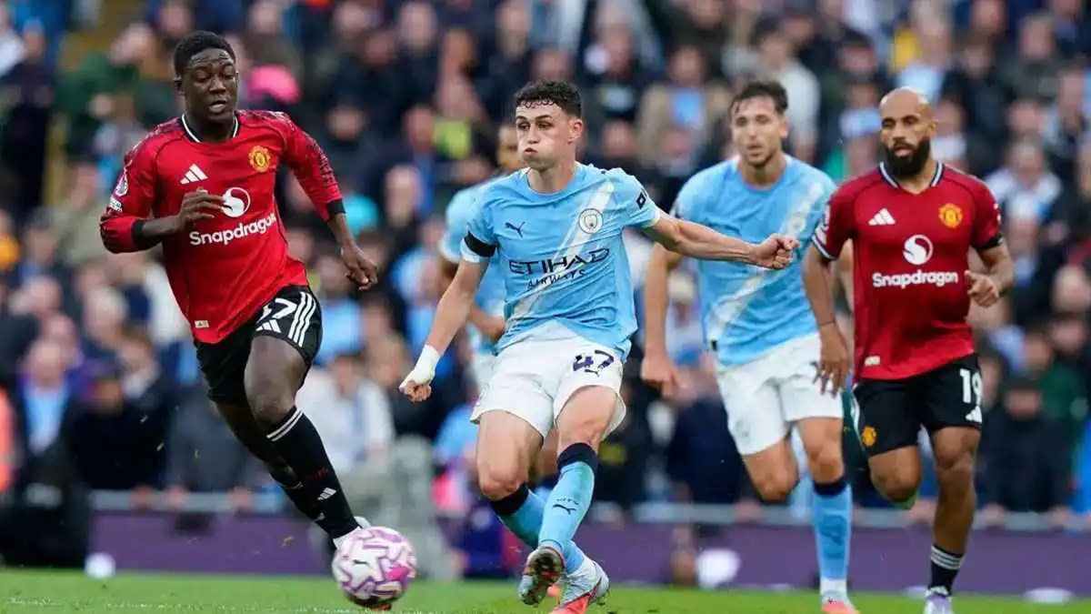 بث مباشر لمباراة مانشستر سيتي ومانشستر يونايتد في الدوري الإنجليزي