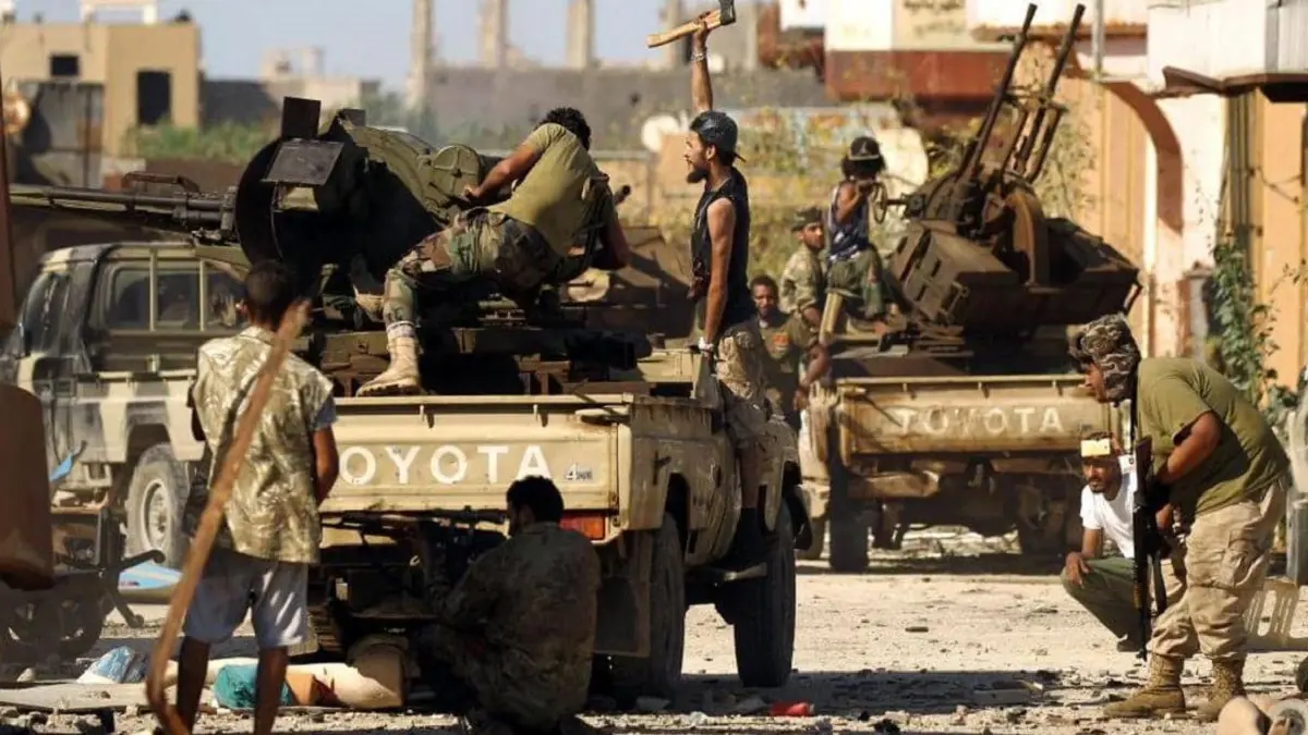 الجيش الليبي يعرض فيديو لـ"عناصر مرتزقة" خلال استهدافهم في طرابلس‎‎