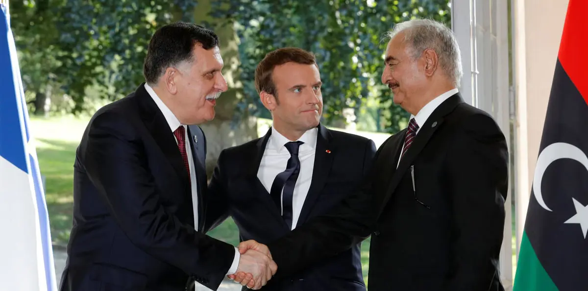 باريس تُطلع مصر والجزائر على تفاصيل لقاء ماكرون بحفتر والسراج.. وغضب إيطاليا يتبدد