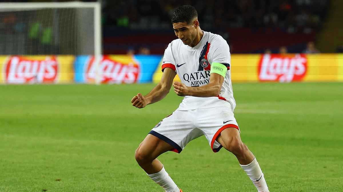 رد صادم من يامال تجاه أشرف حكيمي بعد مباراة برشلونة وسان جيرمان (صورة)