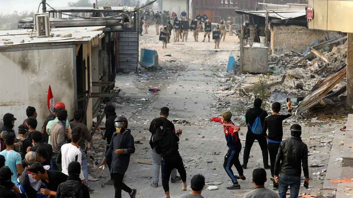 العراق.. إصابة 114 عنصر أمن في أعمال عنف بالنجف